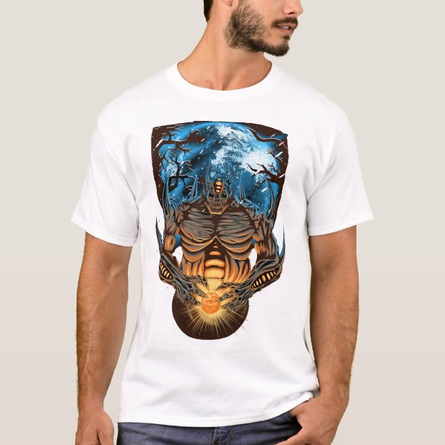 Halloween-monster          t shirt (Framsida)