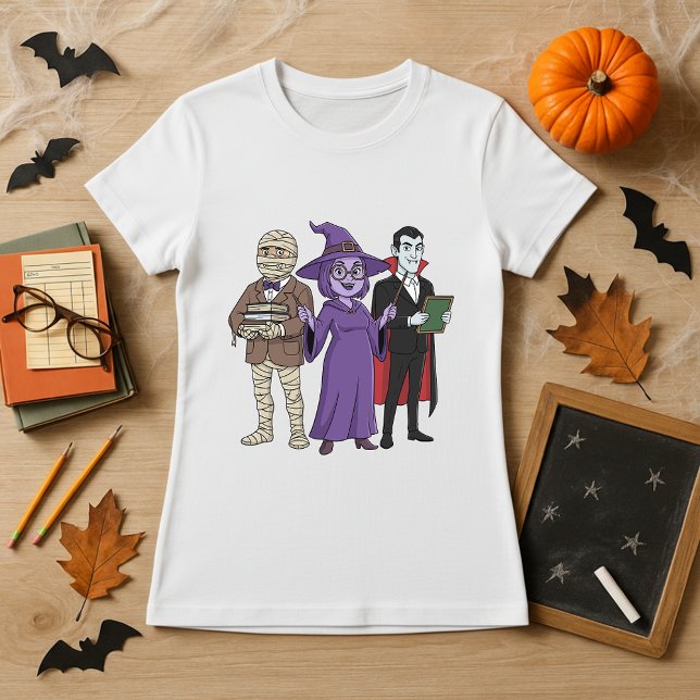 Halloween Monster Teacher Squad Lärarpersonal T Shirt (Skapare uppladdad)