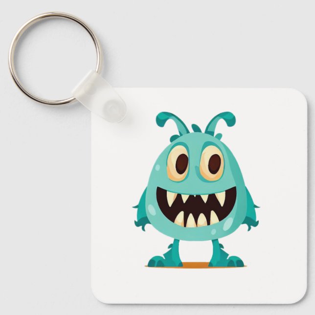 Halloween/Monster/tecknad Nyckelring (Framsida)