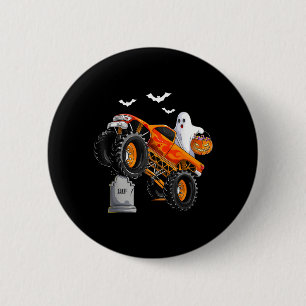 Halloween Monster Truck Kostym Pojkar Skräckinjaga Knapp