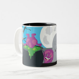Halloween Monster Två-Tonad Mugg