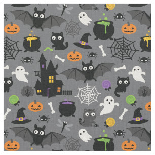 Halloween Mönster Tyg
