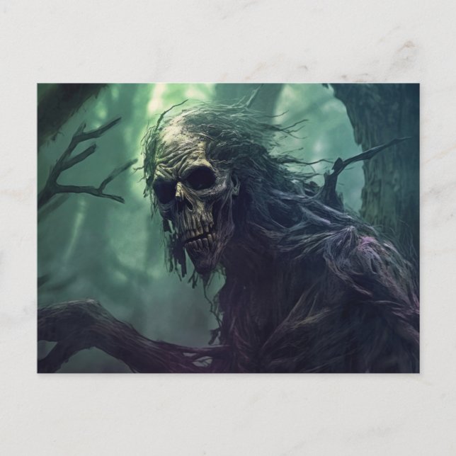 Halloween Monster-vykort Vykort (Framsida)