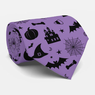 Halloween mönsterlilor och svart slips