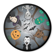Halloween Monsters magnet