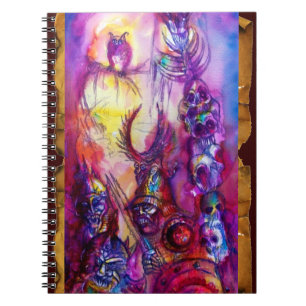 HALLOWEEN MONSTERS/ORK KRIG Fantasy Anteckningsbok Med Spiral