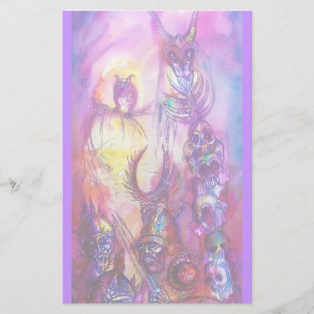 HALLOWEEN MONSTERS/ORK KRIG Fantasy Brevpapper (Framsida)