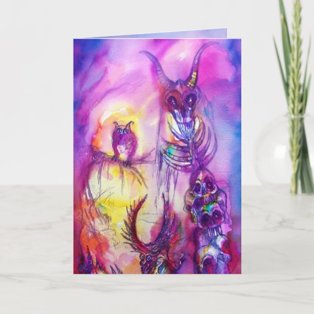 HALLOWEEN MONSTERS/ORK KRIG Fantasy Kort (Framsida)