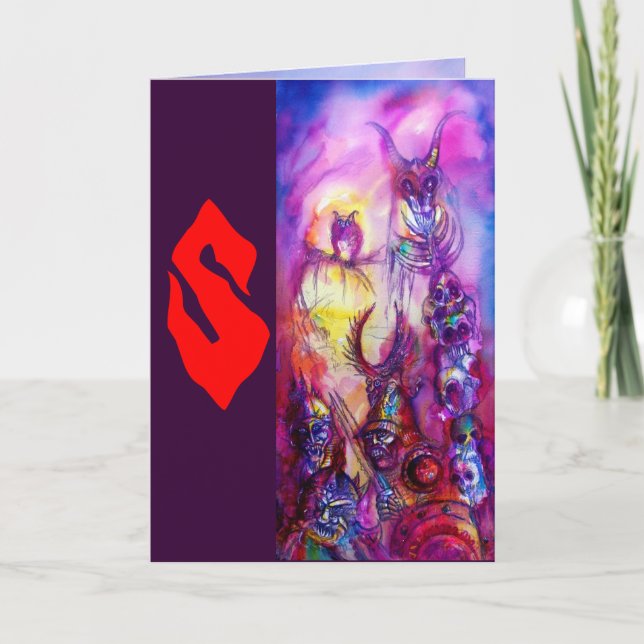 HALLOWEEN MONSTERS/ORK KRIG Fantasy Kort (Framsida)