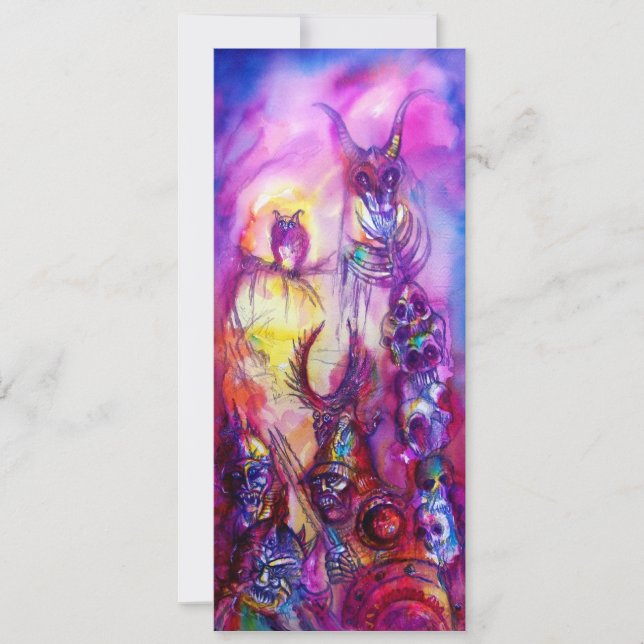 HALLOWEEN MONSTERS/ORK KRIG Fantasy Kort (Framsida)