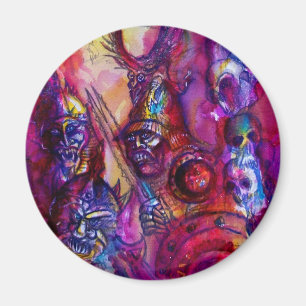 HALLOWEEN MONSTERS/ORK KRIG Fantasy Magnet