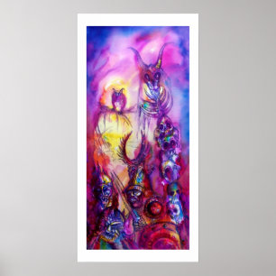 HALLOWEEN MONSTERS/ORK KRIG Fantasy Poster