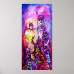 HALLOWEEN MONSTERS/ORK KRIG Fantasy Poster