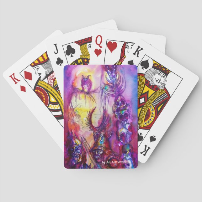 HALLOWEEN MONSTERS/ORK KRIG Fantasy Spelkort (Baksidan)