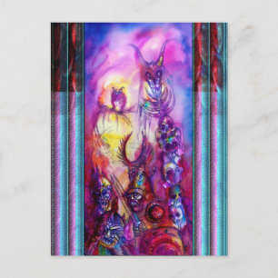 HALLOWEEN MONSTERS/ORK KRIG Fantasy Vykort