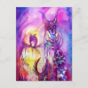 HALLOWEEN MONSTERS/ORK KRIG Fantasy Vykort