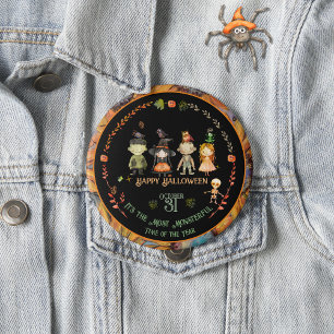 Halloween Monsters Party Orange Knapp