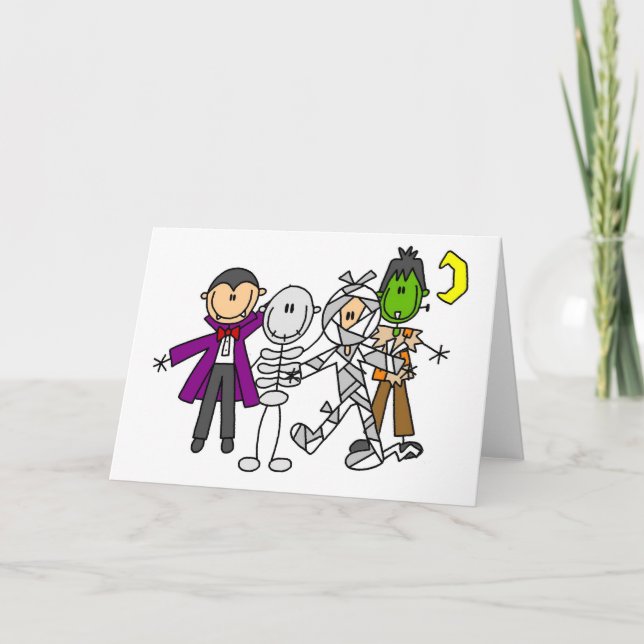 Halloween monsterTshirts och gåvor Kort (Framsida)