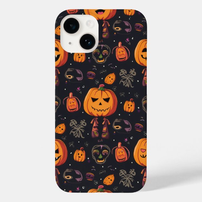 Halloween mönstrad iphone case (Baksida)