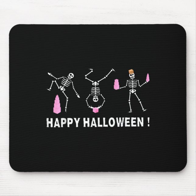 Halloween Montessori Teacher Skeleton Dancing Educ Musmatta (Framsidan)