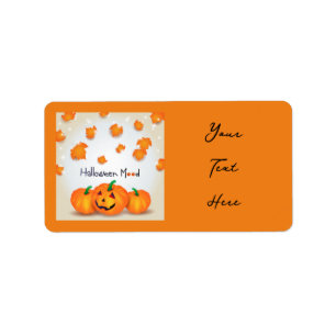 Halloween Mood Adressetikett