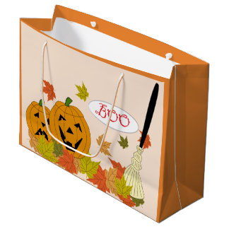 Halloween mood - gåvan hänger lös