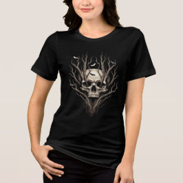 Halloween Moody Abstrakt Geometric Digital Art T Shirt