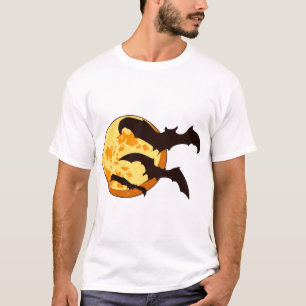 Halloween Moon & Fladdermöss T Shirt