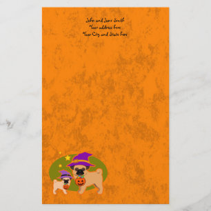 Halloween mops brevpapper