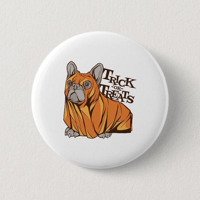 Halloween mops knapp (Framsida)