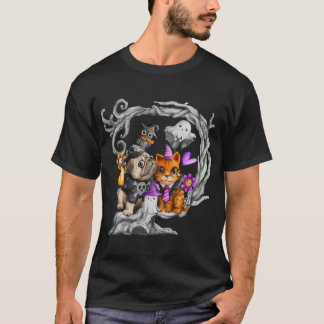 Halloween Mops T Shirt