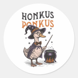 Halloween Mor Goose Runt Klistermärke