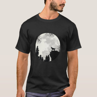 Halloween Mörk Måne T Shirt