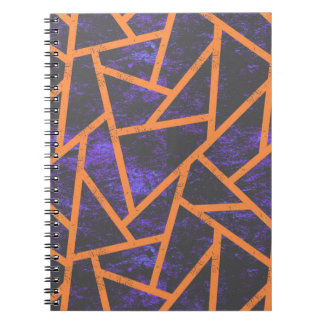 Halloween mosaic patern anteckningsbok