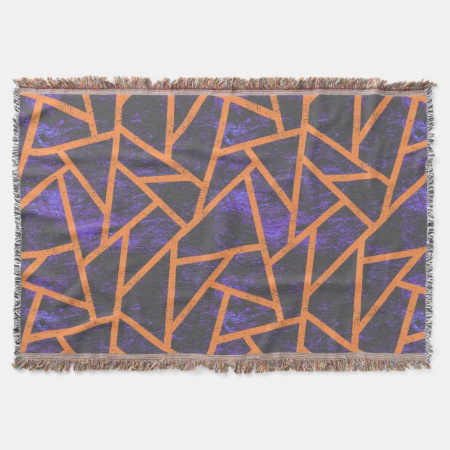 Halloween mosaic patern filt (Framsidan)