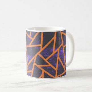Halloween mosaic patern kaffemugg