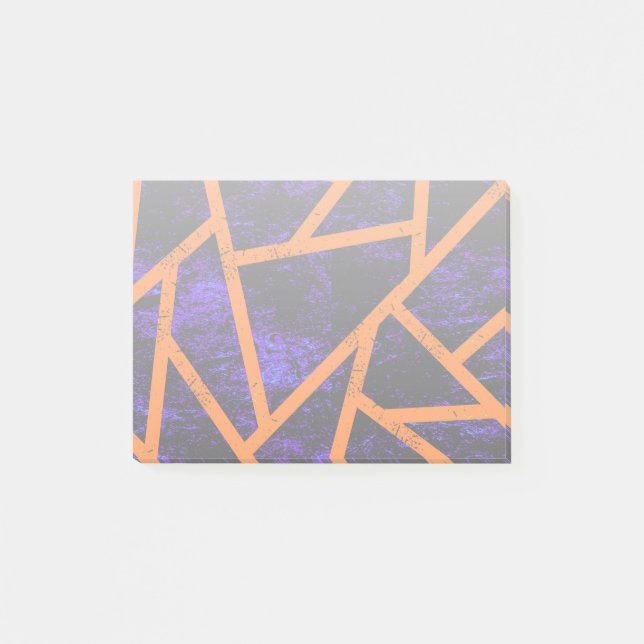 Halloween mosaic patern post-it block (Framsida)