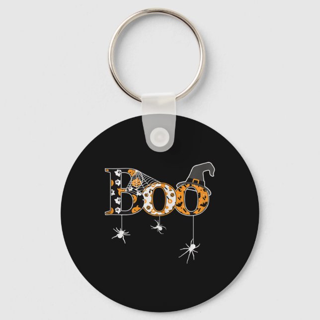 Halloween Motif - Boo Nyckelring (Framsida)