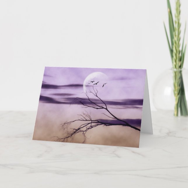 Halloween-motokort Kort (Framsida)