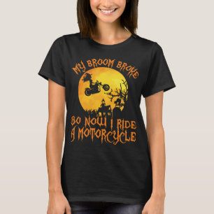 Halloween motorcykel Mitt rum Fattigare T Shirt
