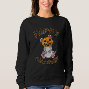 Halloween Mouse Mice Råtta Pumpkin Horror Gift Id T Shirt
