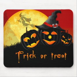 Halloween Mouse pad/Bus eller godis Musmatta