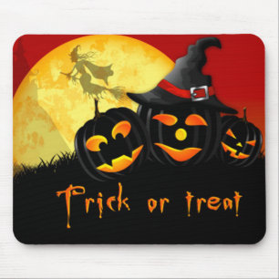 Halloween Mouse pad/Bus eller godis Musmatta
