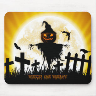 Halloween Mouse pad/Bus eller godis Musmatta