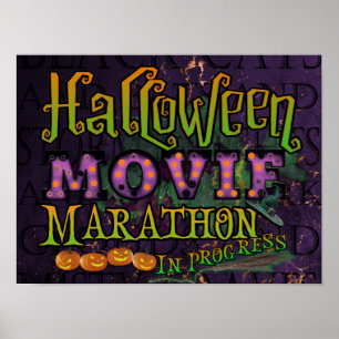 Halloween Movie Marathon under förloppsmarkeringen Poster