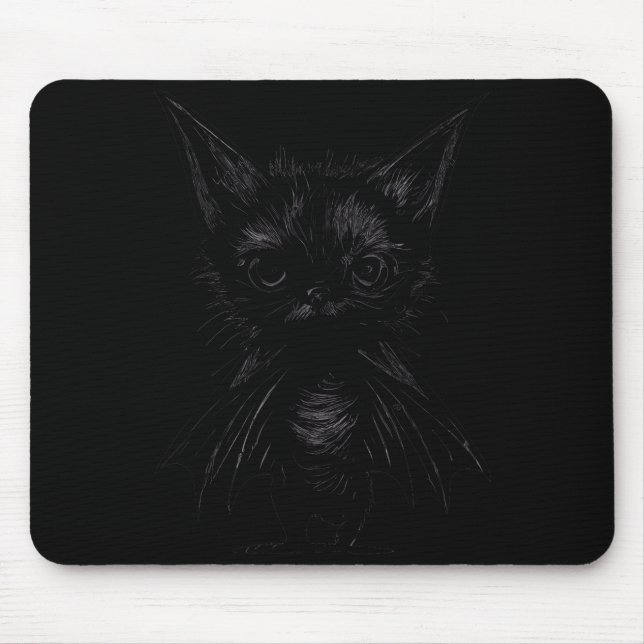 Halloween Mpy Black Kitten In Bat Costume  Musmatta (Framsidan)