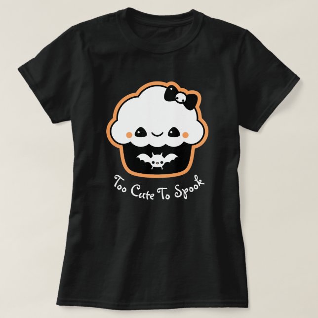 Halloween muffin tee shirt (Design framsida)