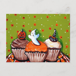 Halloween-Muffinsar vykort