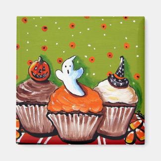 Halloween Muffinss Magnet