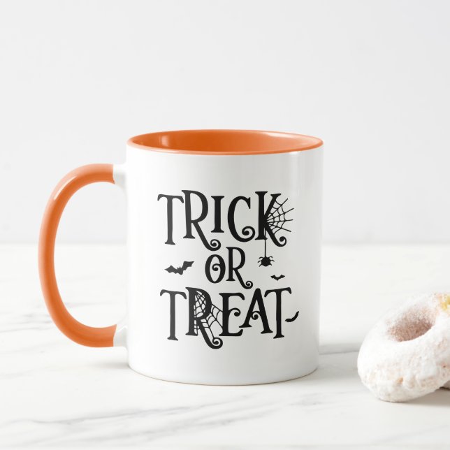 Halloween  mugg (Med munk)